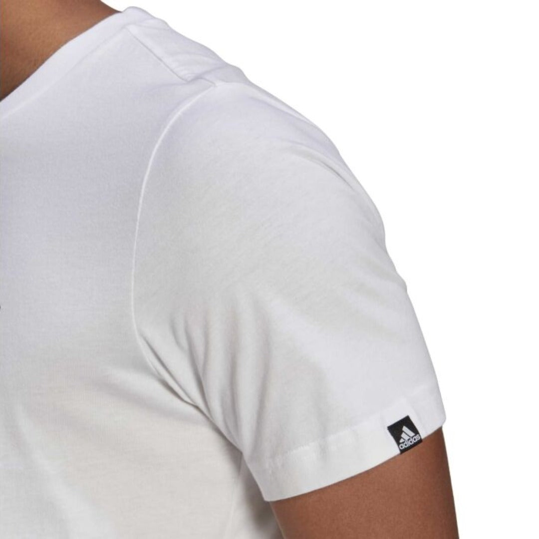 adidas Men’s BRSHSTRK V4 Tee - White Black